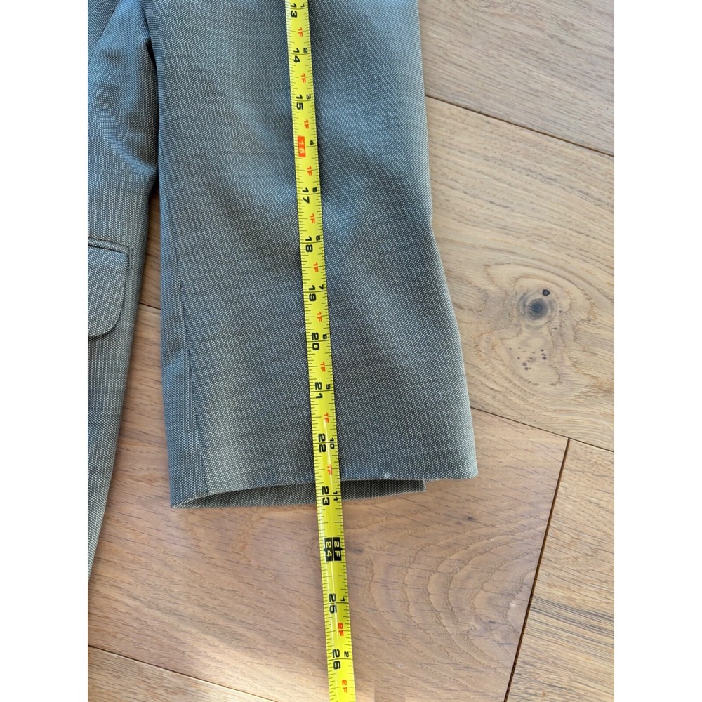 Lauren Ralph Lauren Wool Blazer Men's 44R Grey Sport Coat Suit Jacket 2 Button - Picture 11 of 11